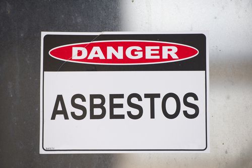 Danger: Asbestos Sign